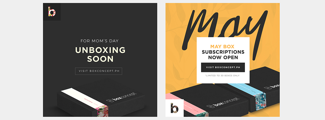 Boxconcept, Branding, Identity, Website Design, Graphic Design, Subscription, Box Subscription, Box, Marc Ruiz, Packaging,